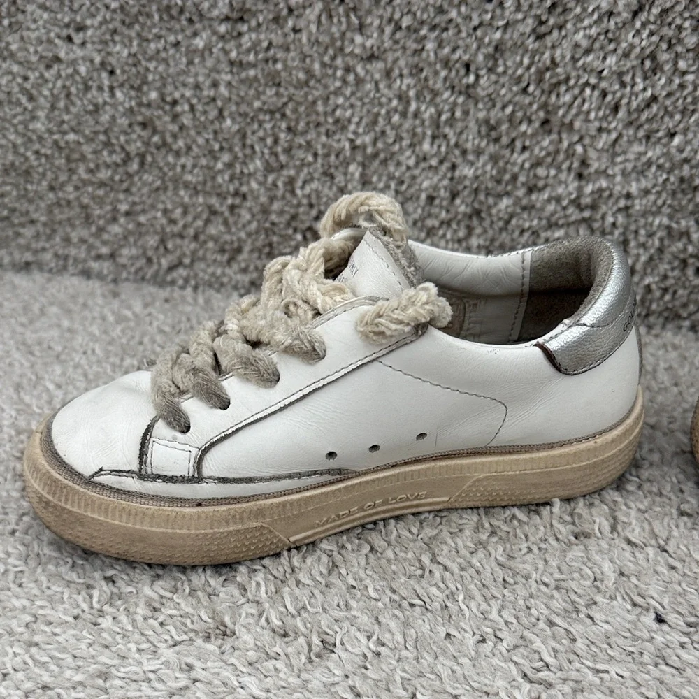 Golden Goose May Young with fuchsia glitter star and metallic leather heel tab - Picture 3 of 12